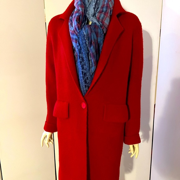 Gorgeous wool blend trench. New with tags. So soft and warm. - Picture 1 of 7